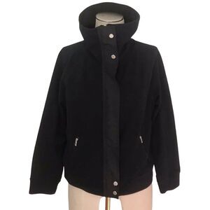 Lauren Ralph Lauren Zip Jacket Black LRL Active Soft Cotton Blend Women’s Sz XL
